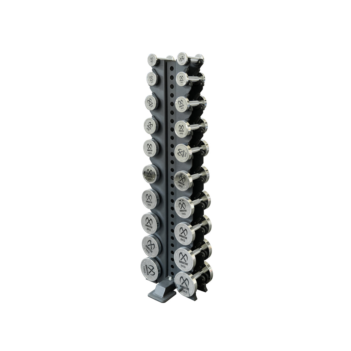 クロムスチールダンベルラックセット1‐10kg XTM-MCSDS – XMASTER 